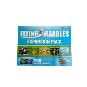 Flying Marbles Expansion Pack STEM Board Game Add-On with Marker + Scorecard